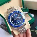 ROLEX Submariner Bezel Insert 904L Steel Original Bezel Guaranteed Movement Blue Watch